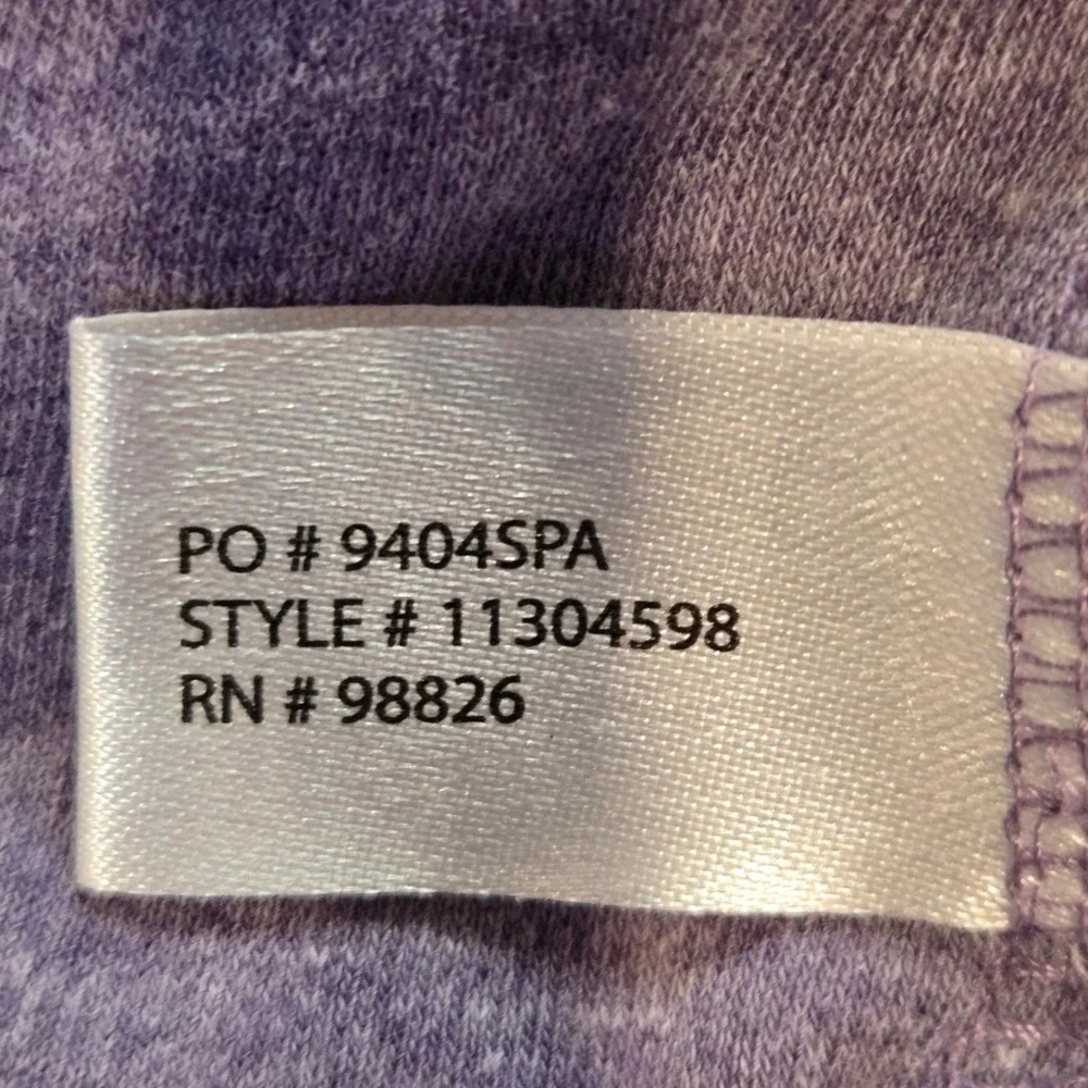 US Polo Assn Mens Heather Purple Short Sleeve Polo Shirt Luxury Feel Size M - Picture 3 of 7